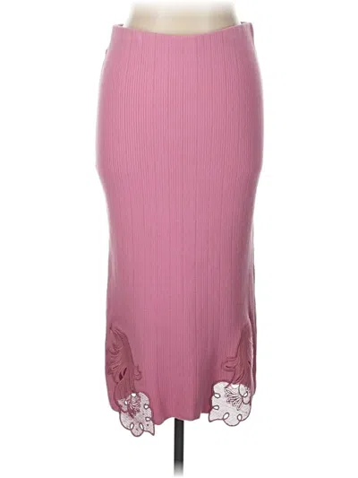 Pre-owned Express Formal Skirt In Pink