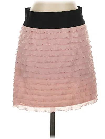 Pre-owned Express Formal Skirt In Pink