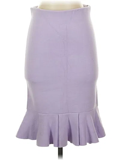 Pre-owned Express Formal Skirt In Purple