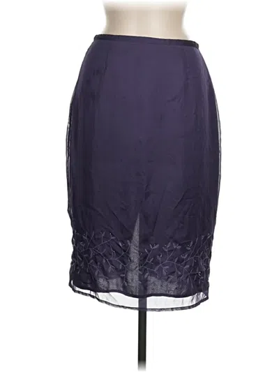 Pre-owned Express Formal Skirt In Purple
