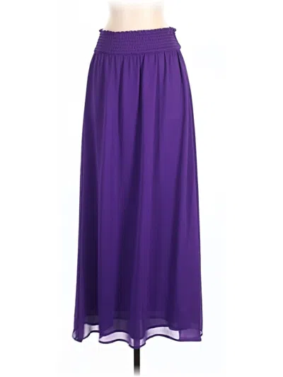 Pre-owned Express Formal Skirt In Purple