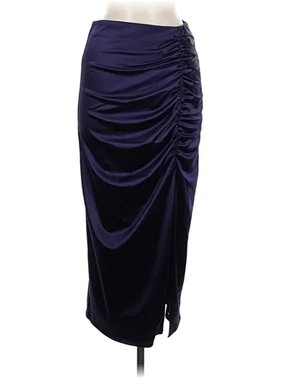 Pre-owned Express Formal Skirt In Purple