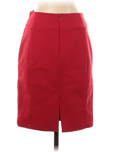 Pre-owned Express Formal Skirt In Red