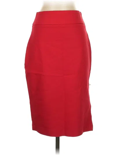 Pre-owned Express Formal Skirt In Red
