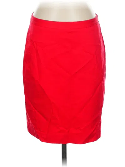 Pre-owned Express Formal Skirt In Red