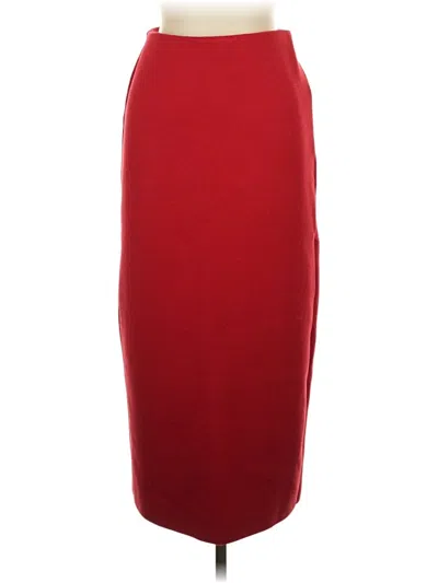 Pre-owned Express Formal Skirt In Red