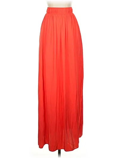 Pre-owned Express Formal Skirt In Red