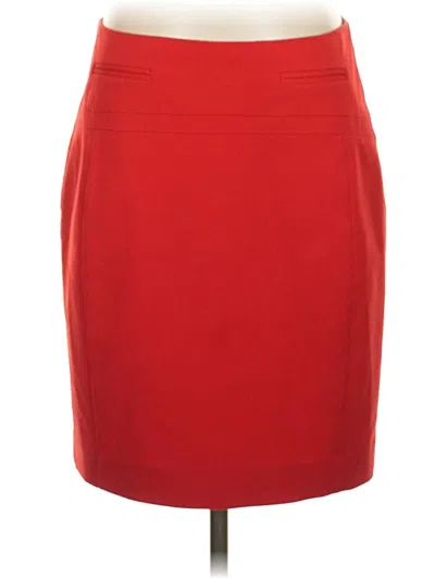 Pre-owned Express Formal Skirt In Red