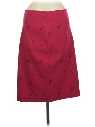 Pre-owned Express Formal Skirt In Red