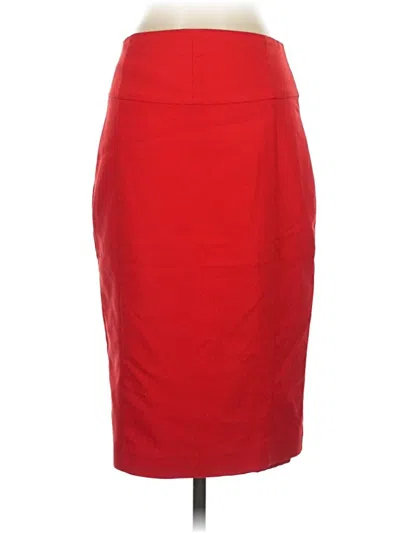 Pre-owned Express Formal Skirt In Red