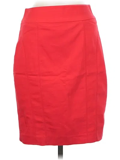 Pre-owned Express Formal Skirt In Red