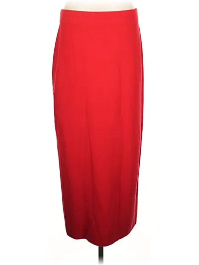 Pre-owned Express Formal Skirt In Red
