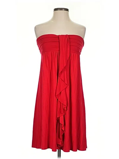 Pre-owned Express Formal Skirt In Red