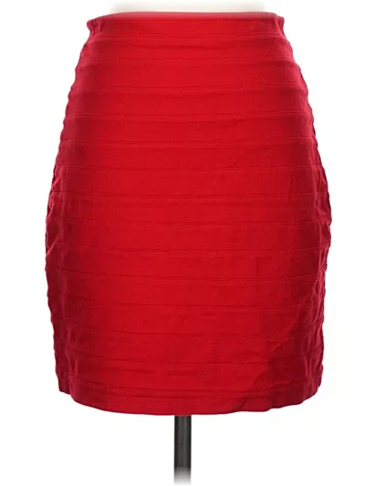 Pre-owned Express Formal Skirt In Red