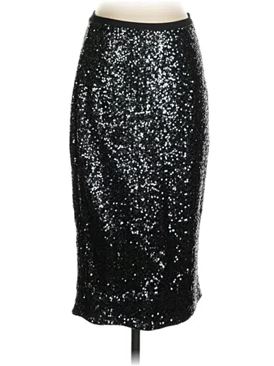 Pre-owned Express Formal Skirt In Silver
