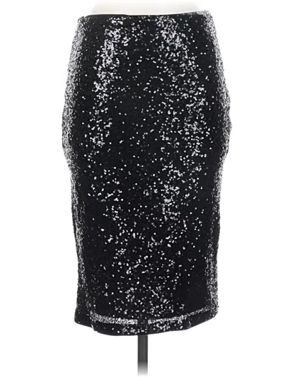 Pre-owned Express Formal Skirt In Silver