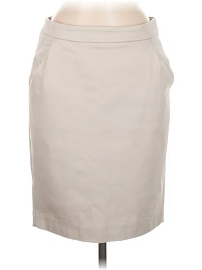 Pre-owned Express Formal Skirt In Tan