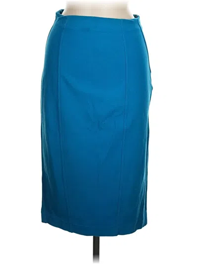 Pre-owned Express Formal Skirt In Teal