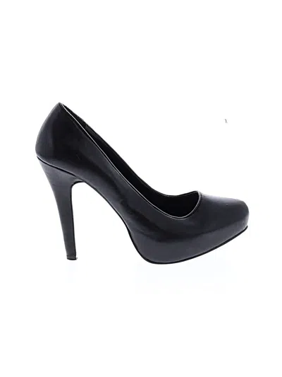 Pre-owned Express Heels In Black