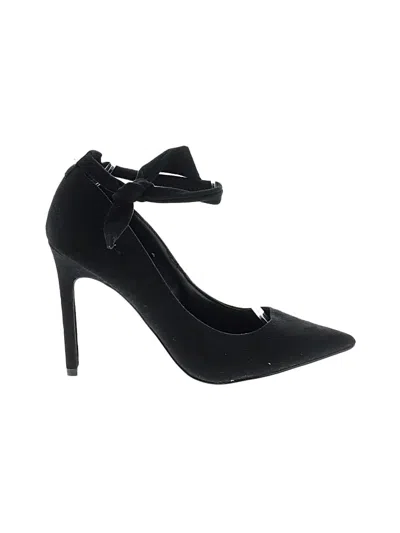 Pre-owned Express Heels In Black