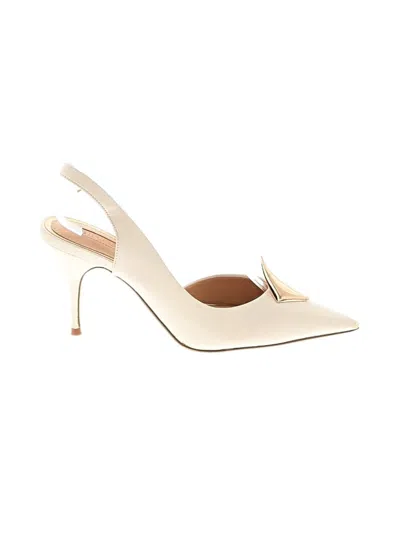 Pre-owned Express Heels In Ivory