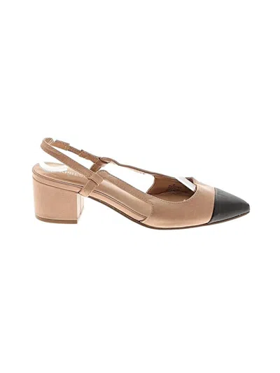 Pre-owned Express Heels In Tan