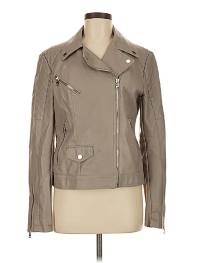 Pre-owned Express Jacket In Brown