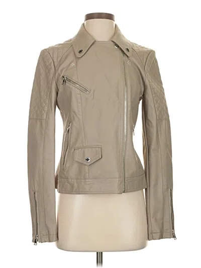 Pre-owned Express Jacket In Brown