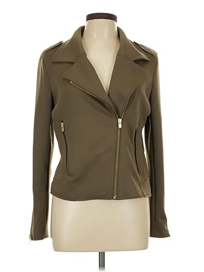 Pre-owned Express Jacket In Brown