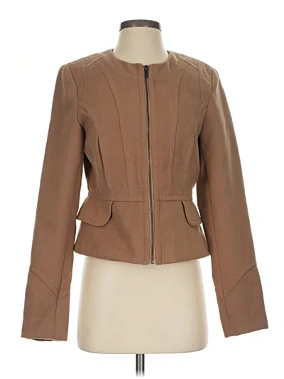 Pre-owned Express Jacket In Brown