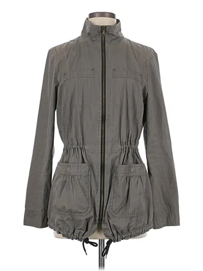 Pre-owned Express Jacket In Gray