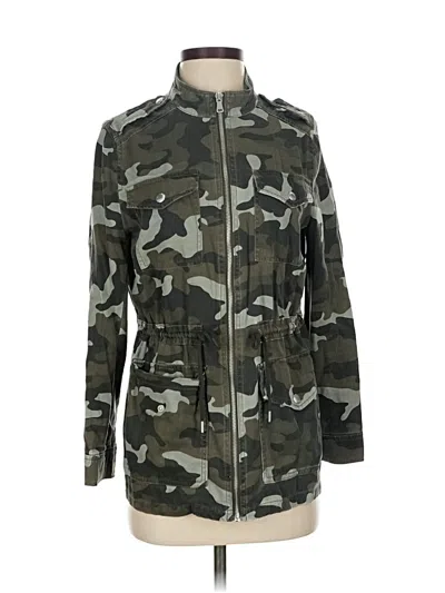 Pre-owned Express Jacket In Green