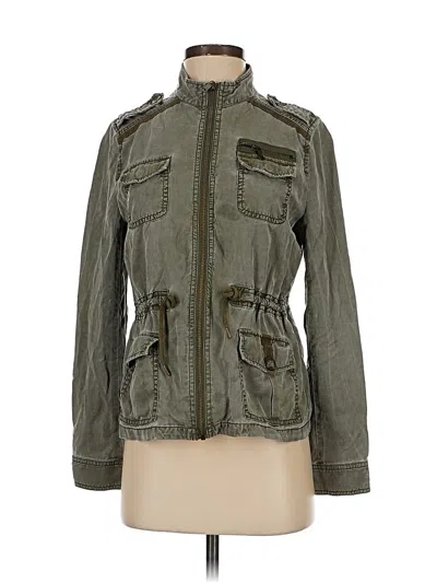 Pre-owned Express Jacket In Green