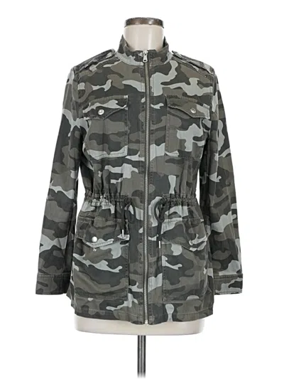 Pre-owned Express Jacket In Green