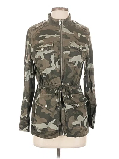 Pre-owned Express Jacket In Green