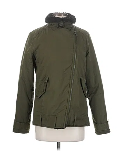 Pre-owned Express Jacket In Green