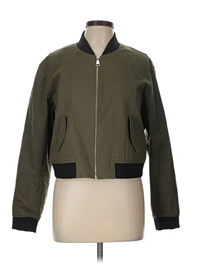 Pre-owned Express Jacket In Green