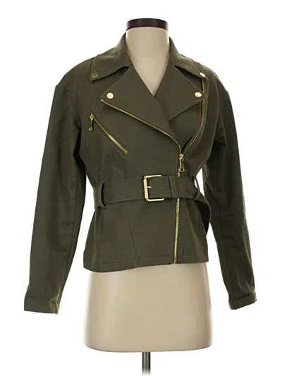 Pre-owned Express Jacket In Green