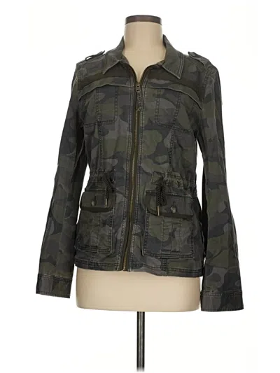 Pre-owned Express Jacket In Green