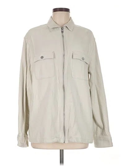 Pre-owned Express Jacket In Ivory