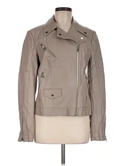 Pre-owned Express Jacket In Tan