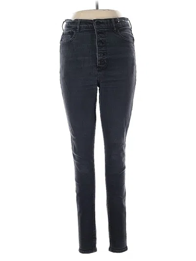Pre-owned Express Jeans In Black