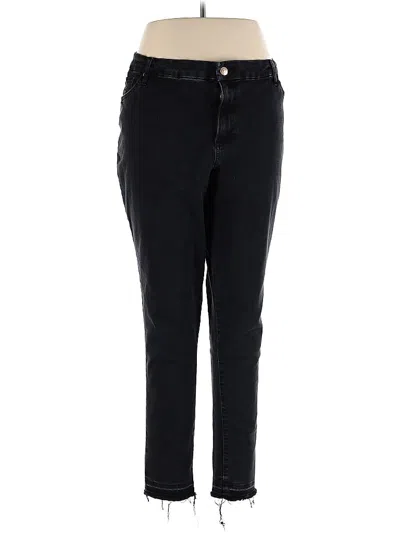 Pre-owned Express Jeans In Black