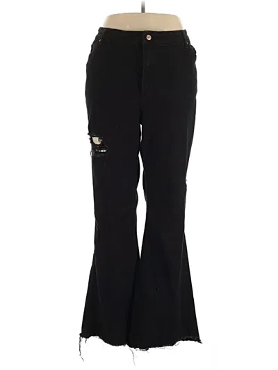 Pre-owned Express Jeans In Black