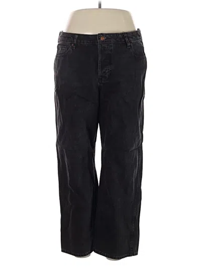 Pre-owned Express Jeans In Black