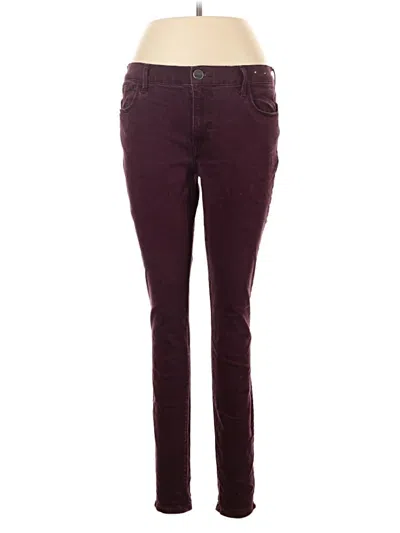 Pre-owned Express Jeans In Burgundy