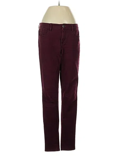 Pre-owned Express Jeans In Burgundy