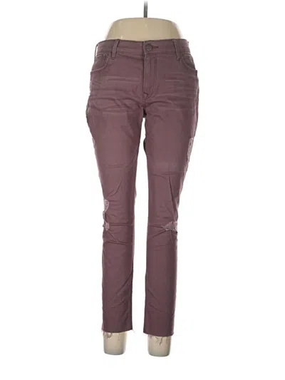 Pre-owned Express Jeans In Burgundy
