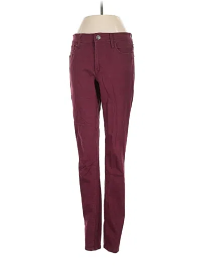Pre-owned Express Jeans In Burgundy