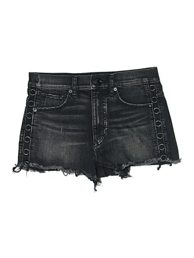 Pre-owned Express Jeans Denim Shorts In Black